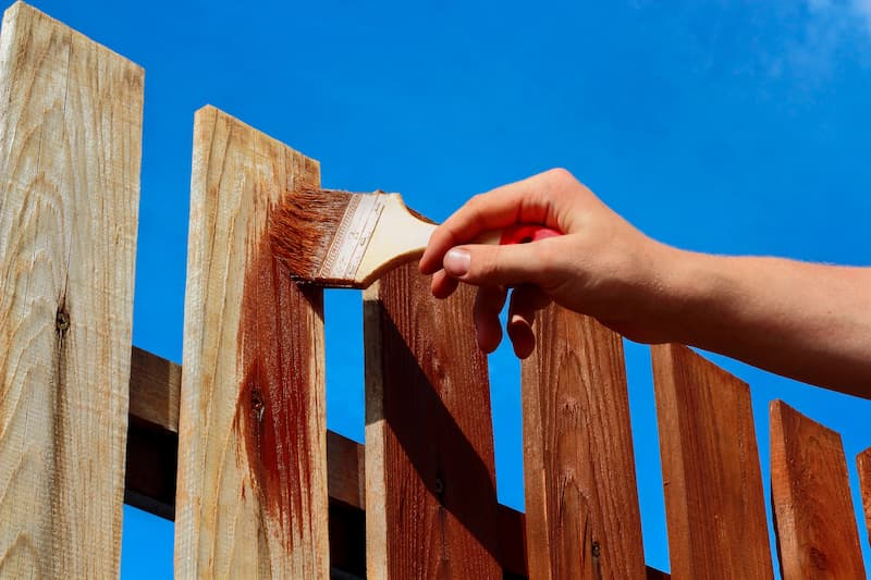 Fence Staining